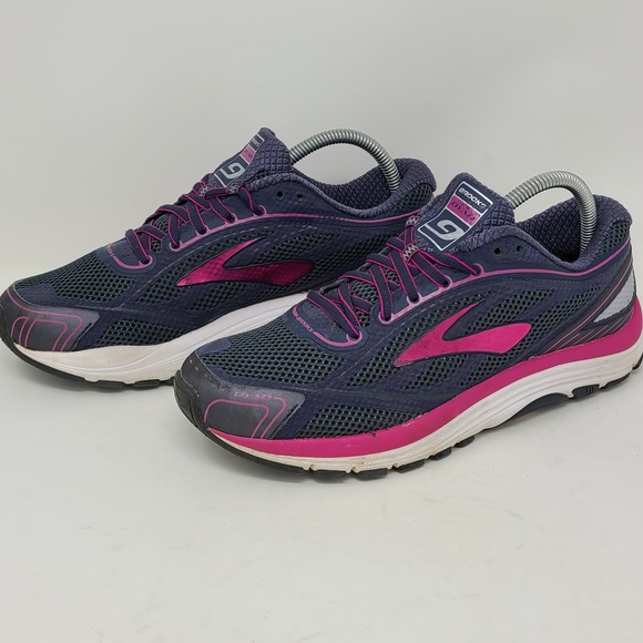 Brooks Womens Dyad 9 Running Shoes Purple Pink Size 9.5 1202231B442 Athletic - Picture 2 of 10